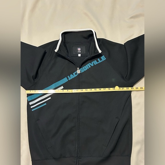 Vintage NFL Proline Jacksonville Jaguars Ribbed Zipper Jacket - L - Picture 14 of 14